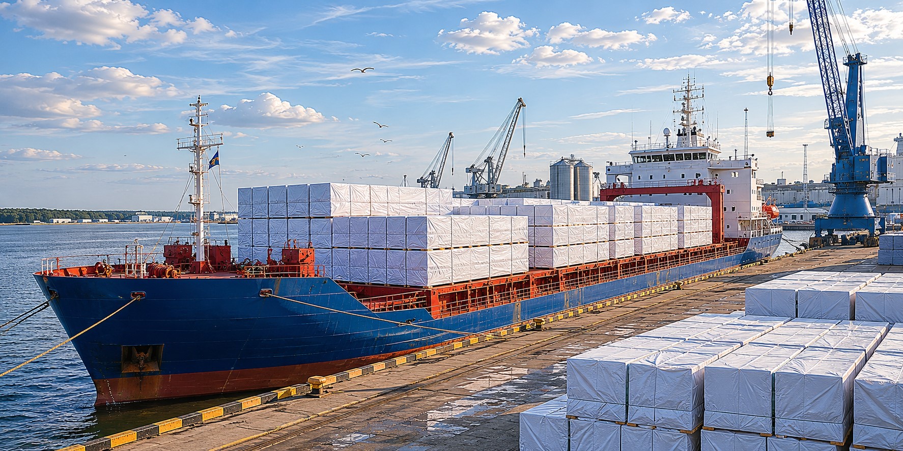 Export timber cargo